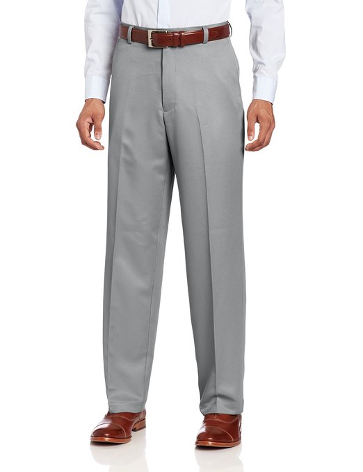 Mens Flat Front Classic Fit Microsanded Golf Pants