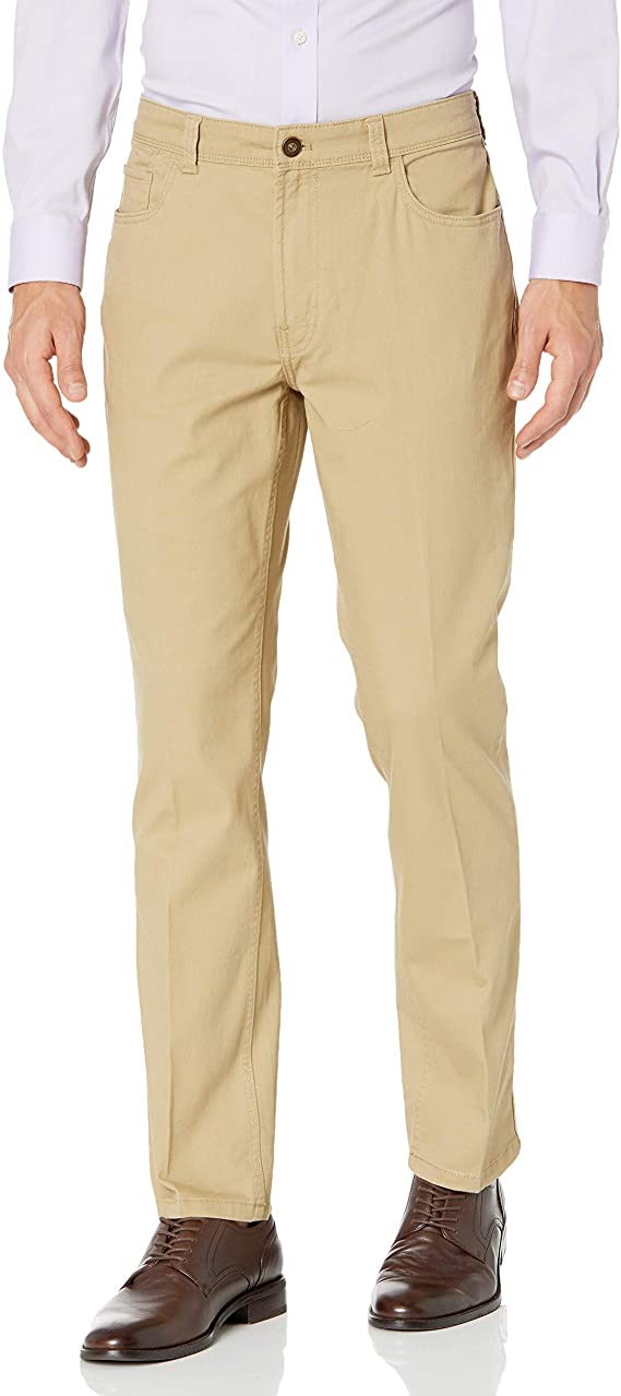 Van Heusen Mens 5 Pocket Straight Fit Golf Pants