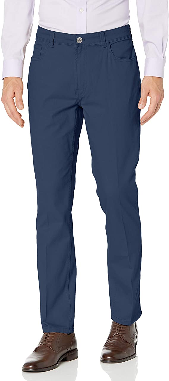 Van Heusen Mens 5 Pocket Straight Fit Golf Pants