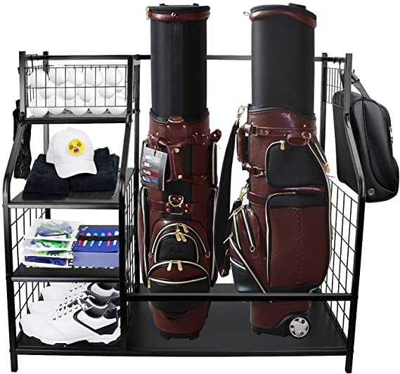 Mykuja Golf Bag Storage Garage Fit Organizers