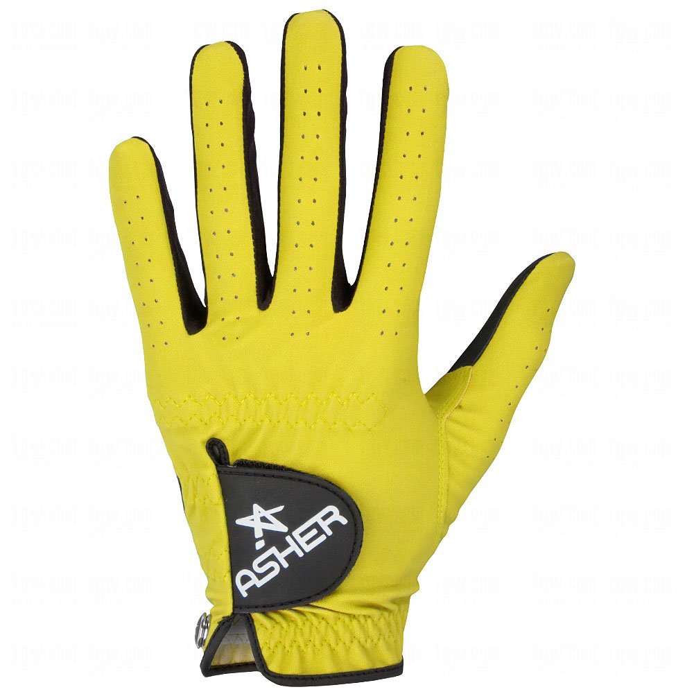 Mens Asher Chuck Sunshine Yellow Golf Gloves