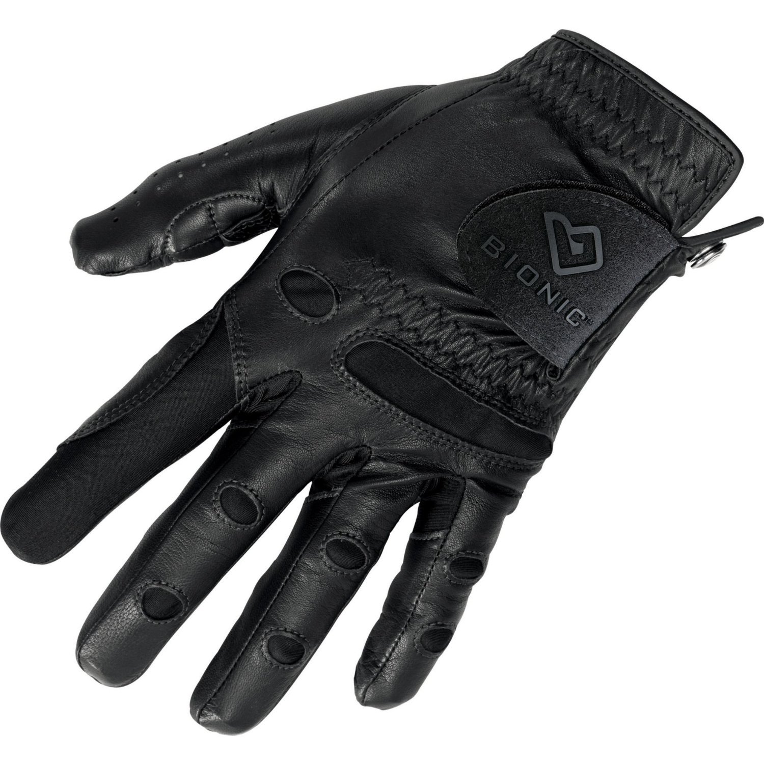 Mens Bionic Technologies Black Golf Gloves