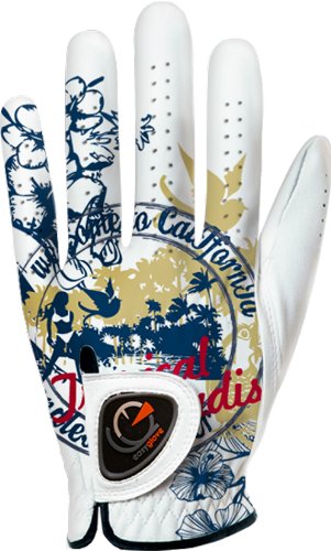 Mens Easyglove California Tropical Paradise Golf Gloves