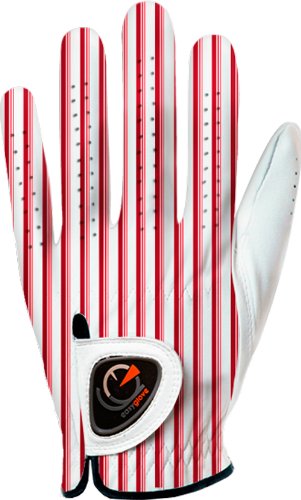 Mens Easyglove Classic Red Stripes Golf Gloves