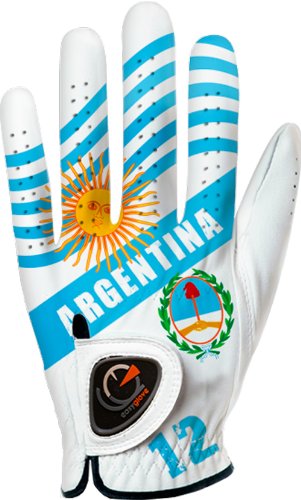 Mens Easyglove Flag Argentina Golf Gloves