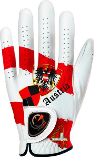 Mens Easyglove Flag Austria Golf Gloves
