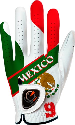 Mens Easyglove Flag Mexico Golf Gloves