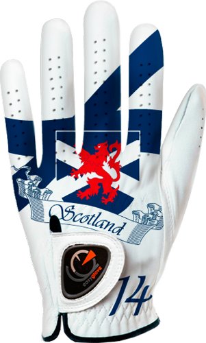 Mens Easyglove Flag Scotland Golf Gloves