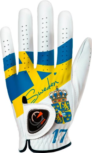 Mens Easyglove Flag Sweden Golf Gloves