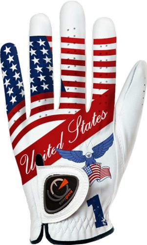 Mens Easyglove Flag USA-1 Golf Gloves
