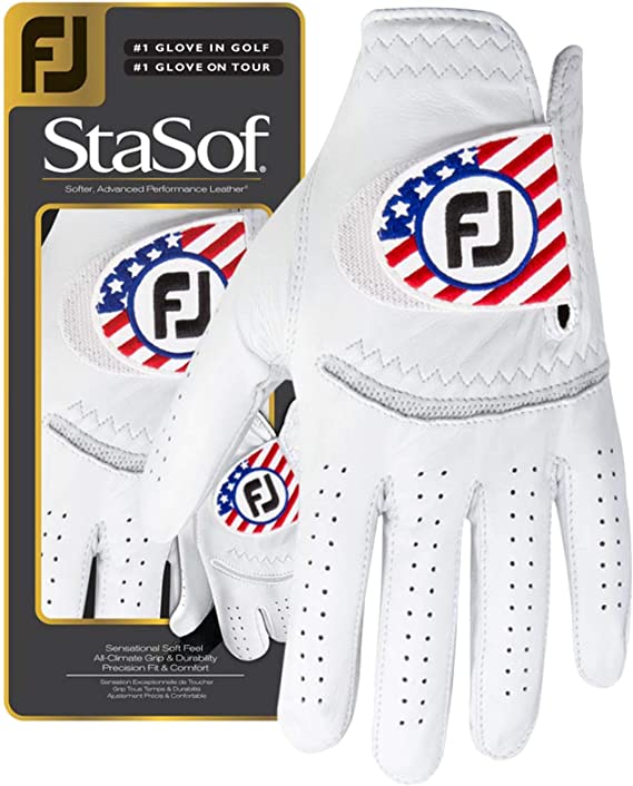 Mens FootJoy StaSof Flag Golf Gloves