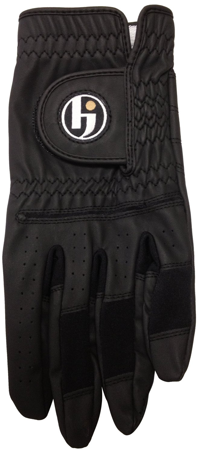 Mens HJ Glove Black Gripper Golf Gloves