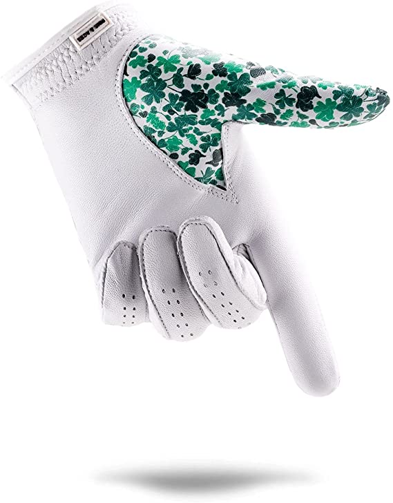 Mens Pins & Aces Shamrock Premium Tour Golf Gloves