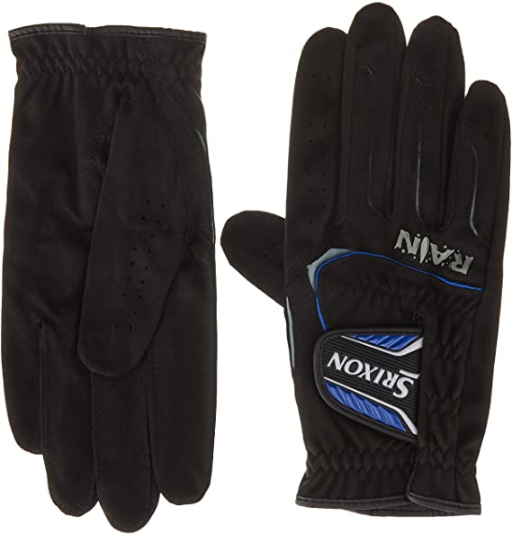 Mens Srixon Pair Black Rain Golf Gloves