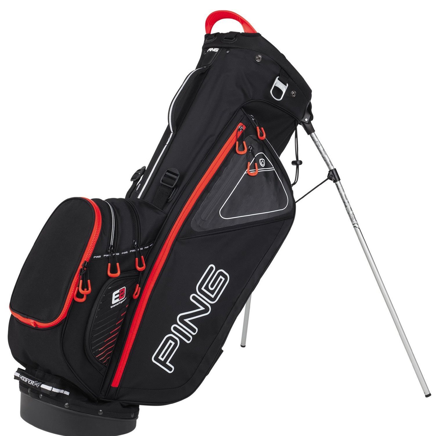 Mens Hoofer II White Golf Carry Stand Bags