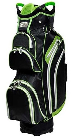 Ladies RJ Sports Kingston Lime Green Golf Cart Bags