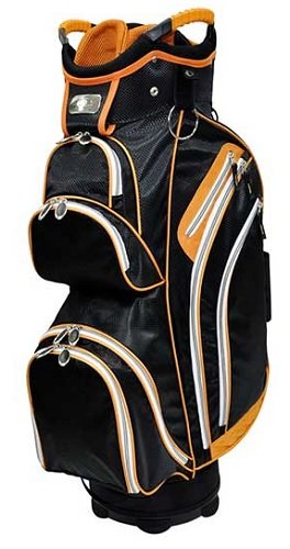 Ladies RJ Sports Kingston Orange Golf Cart Bags