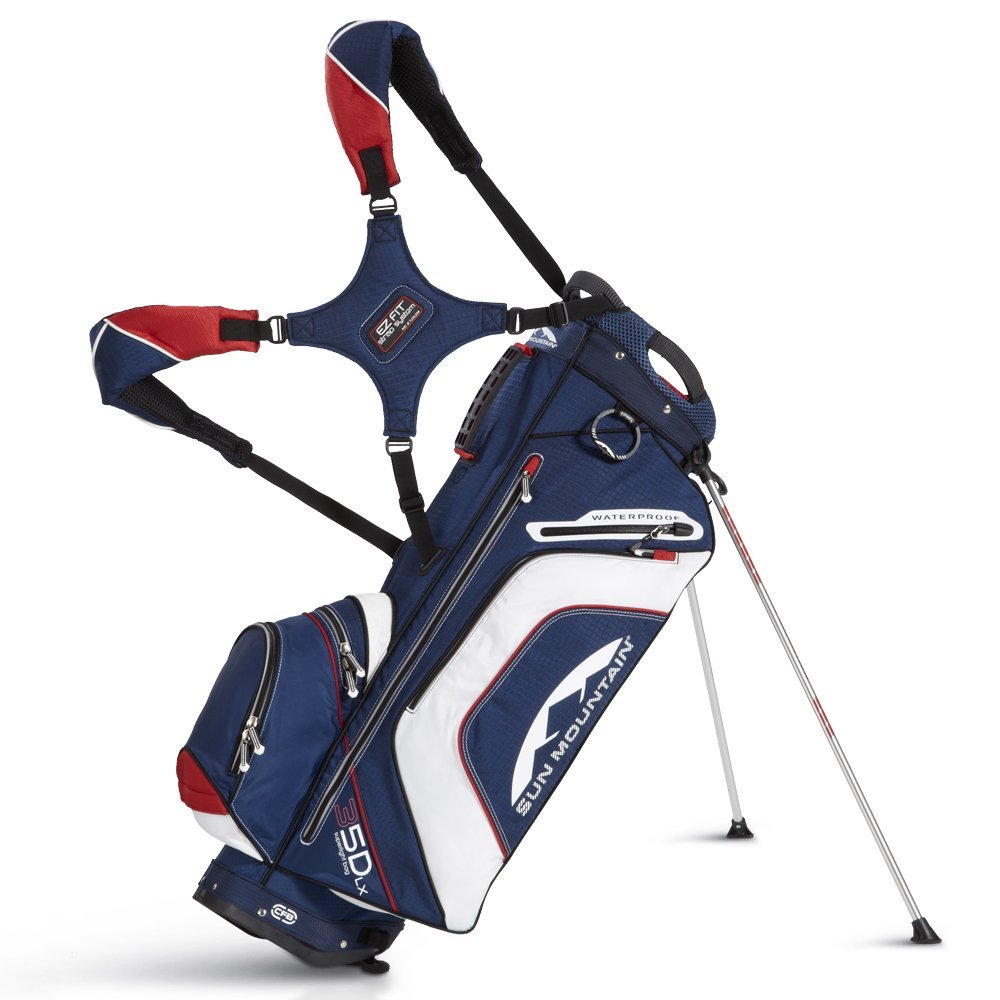 Mens 2013 Three 5 Deluxe Golf Carry Bags