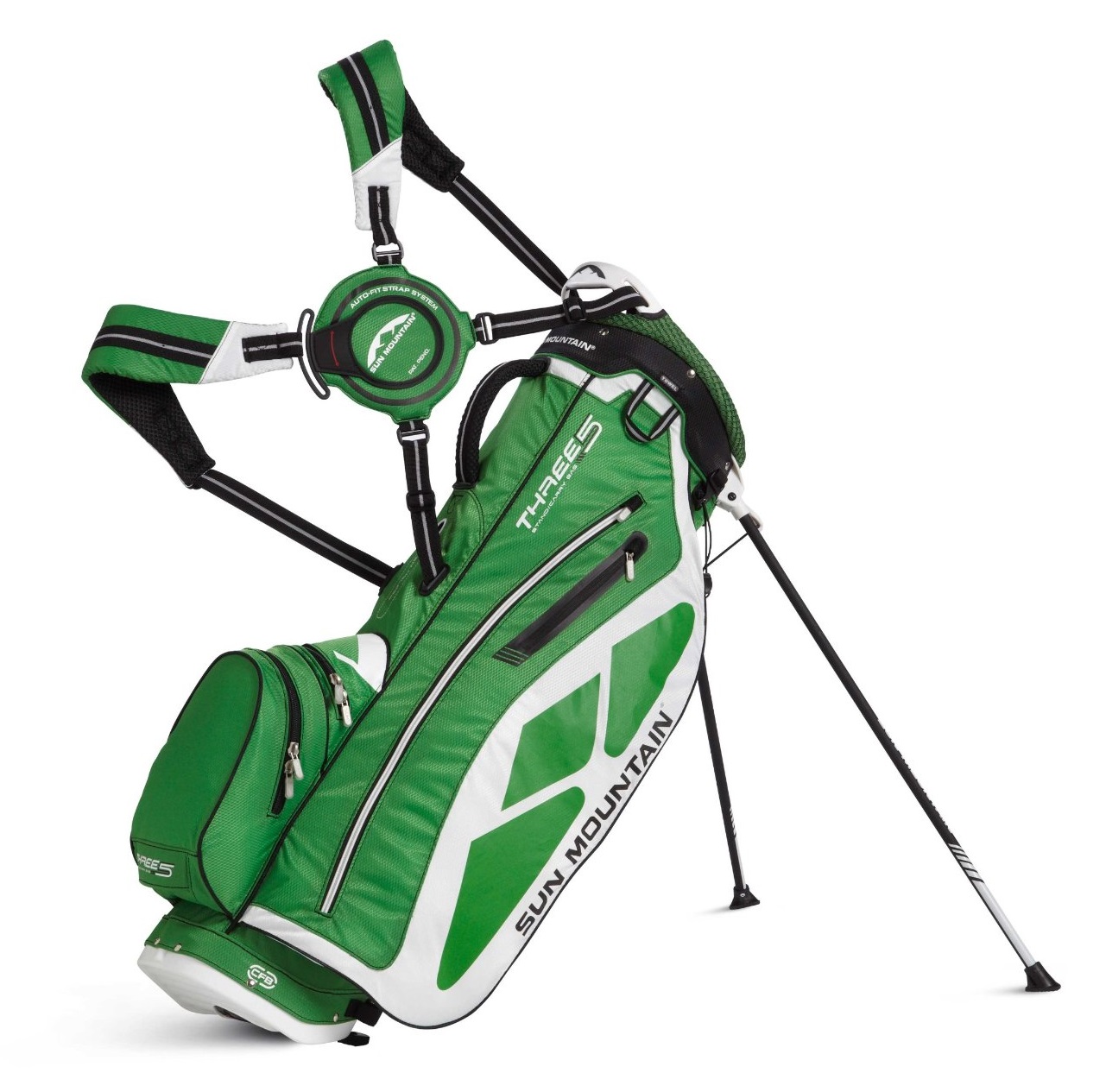 Mens Sun Mountain 2014 Three 5 Golf Stand Carry Bags