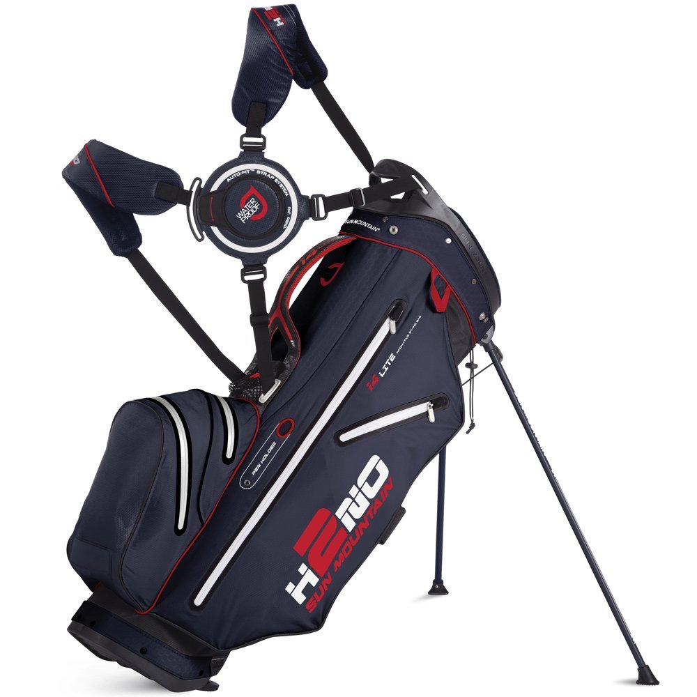 Sun Mountain Mens H2NO 14 Way Waterproof Golf Stand Bags