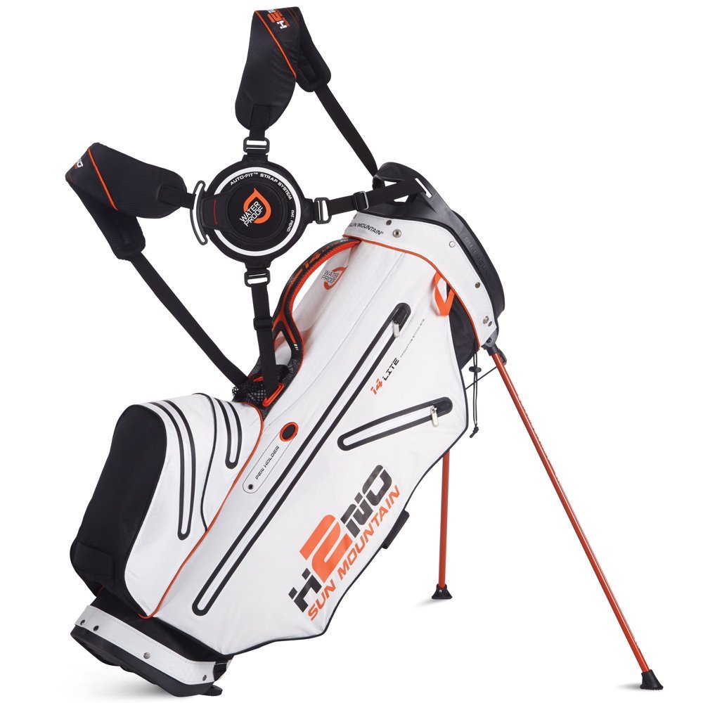 Mens Sun Mountain 2015 H2NO 14 Way Waterproof Golf Stand Bags