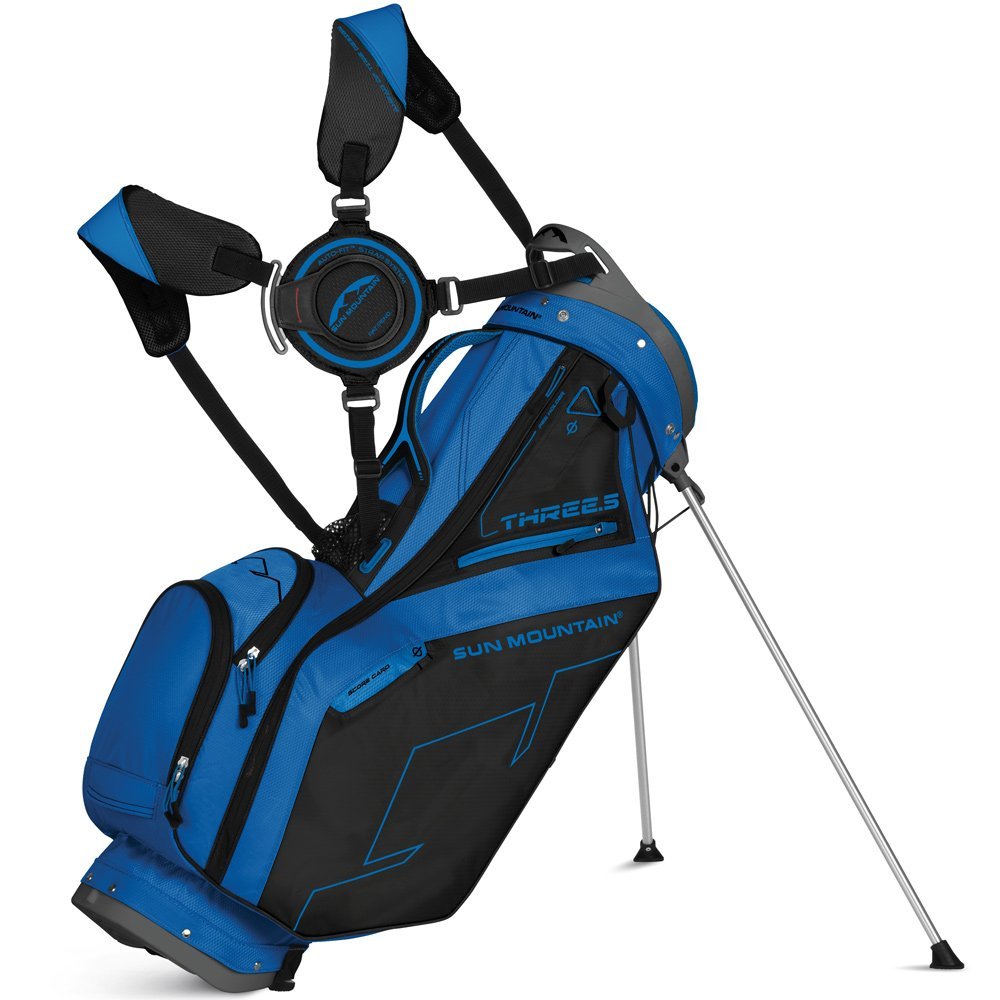 Mens Sun Mountain 2015 Three 5 Zero-G Golf Carry Bags