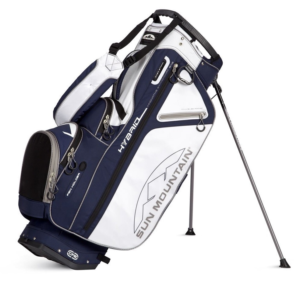 Mens Sun Mountain 2014 Golf Hybrid Carry Cart Bags