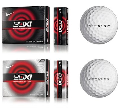 Nike 20X1-X and 20X1-S Golf Balls