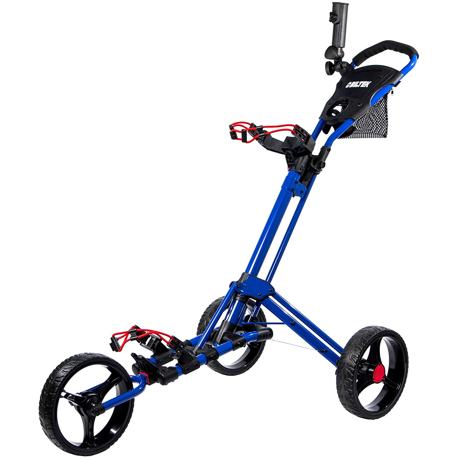 Biltek Premium 3 Wheel Golf Push Cart Trolleys