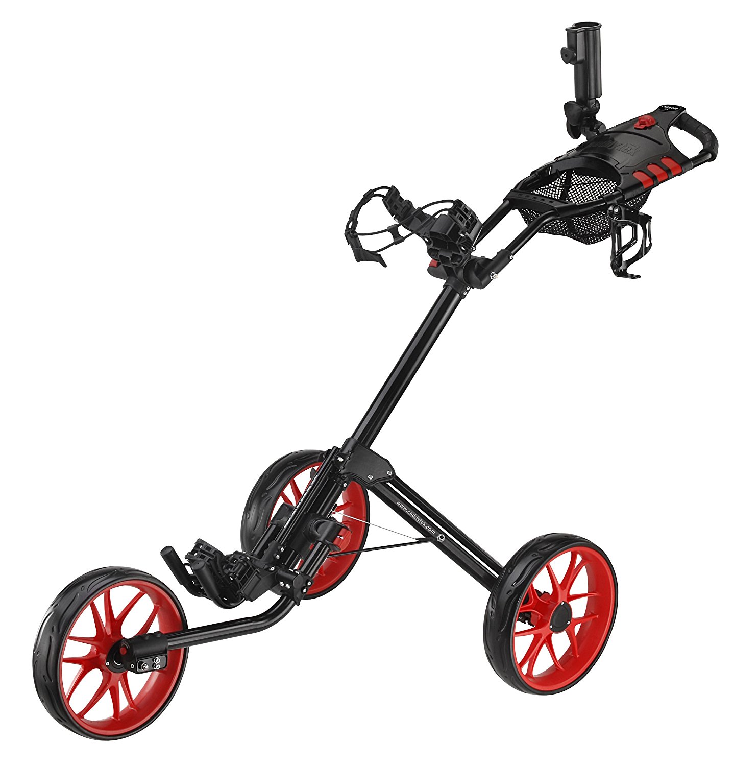 CaddyTek Deluxe Quad Fold Golf Push Carts