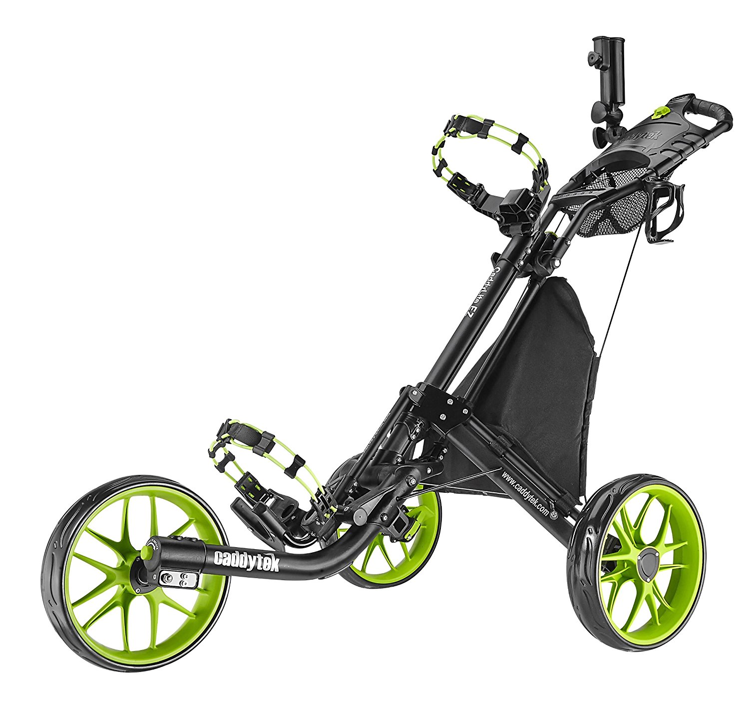 CaddyTek EZ-Fold 3 Wheel Golf Push Carts