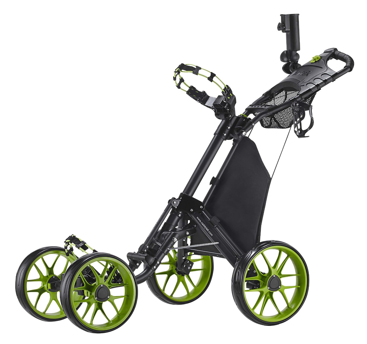 CaddyTek One-Click Folding Version 3 Golf Push Carts