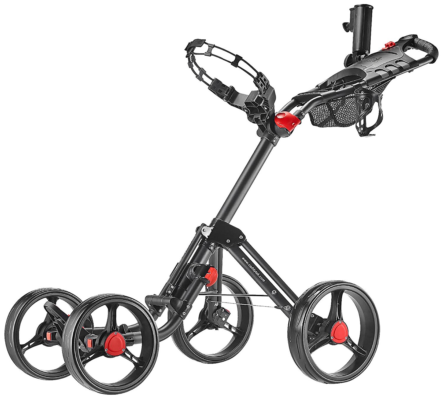 CaddyTek SuperLite Explorer 4 Wheel Golf Push Carts