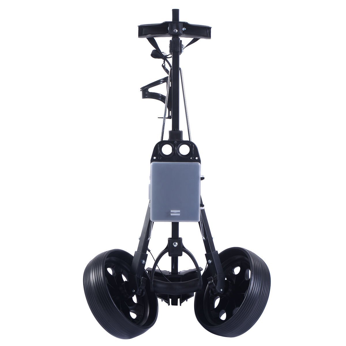 Tangkula Foldable 2 Wheel Golf Push Pull Trolley Carts