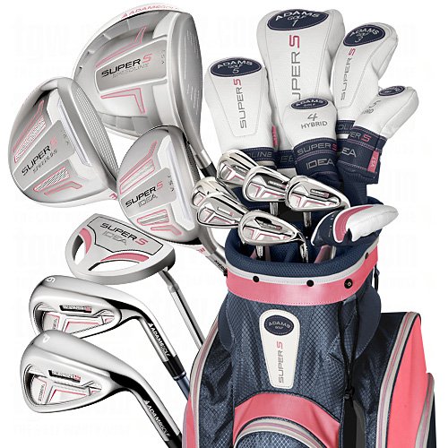 Womens Adams Pink Speedline Super S Complete Golf Club Sets