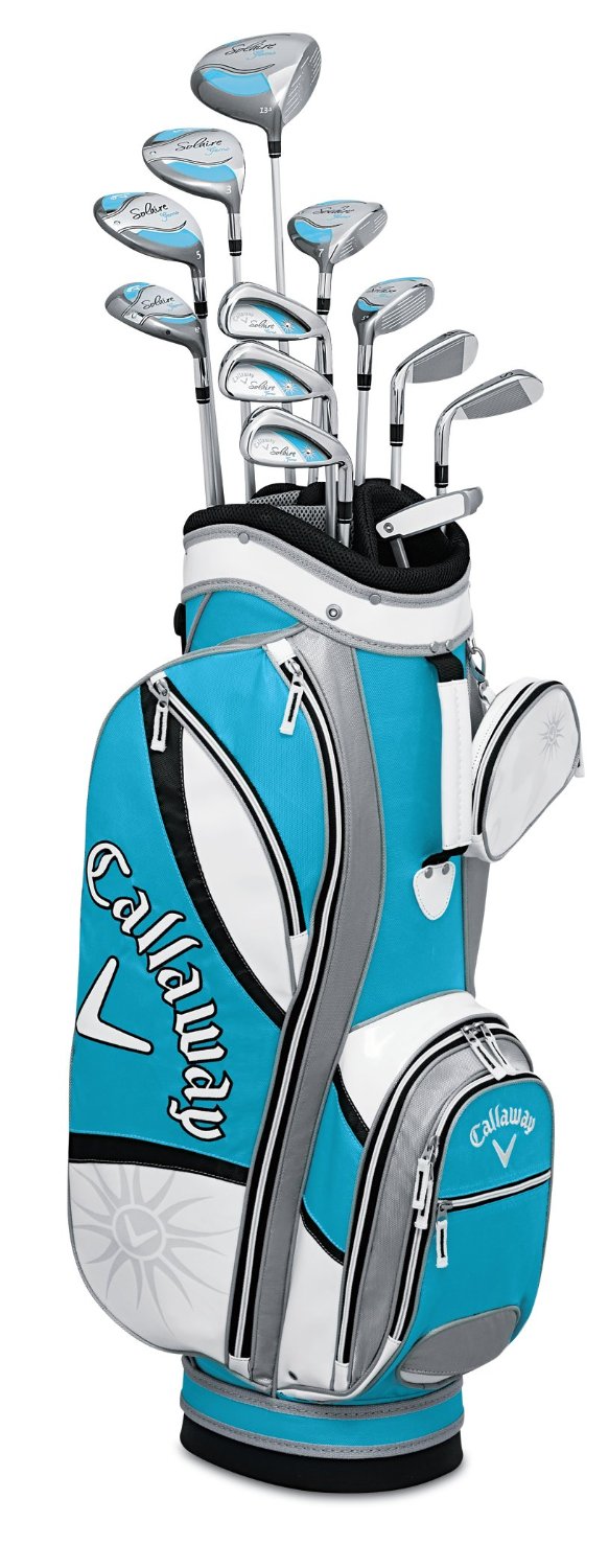 Womens Callaway Solaire Gems 13 Piece Complete Golf Club Sets