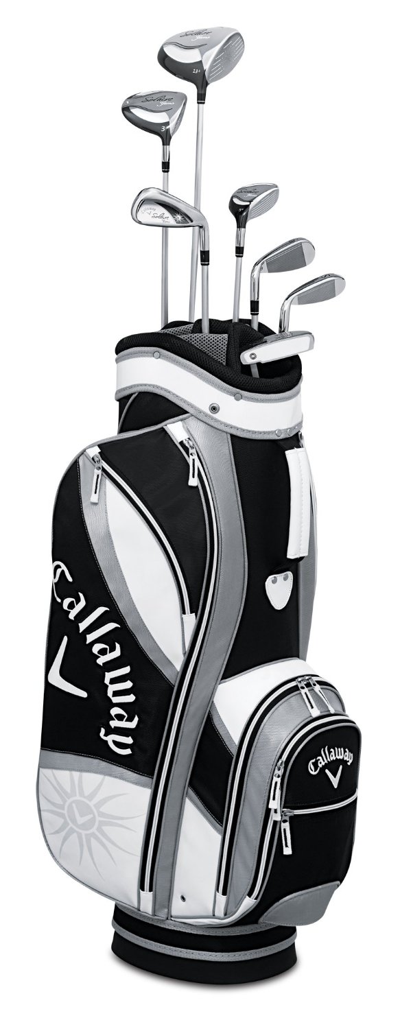 Womens Callaway Solaire Gems Amethyst Complete 8-Piece Golf Club Sets