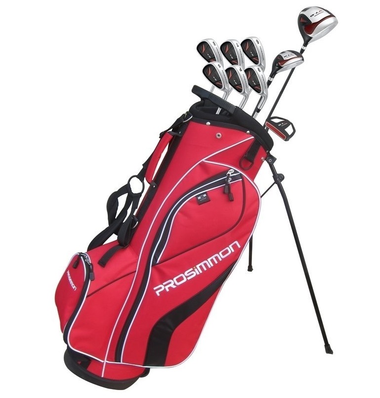 Mens Prosimmon V7 Complete Golf Package Club Sets and Cart Bag
