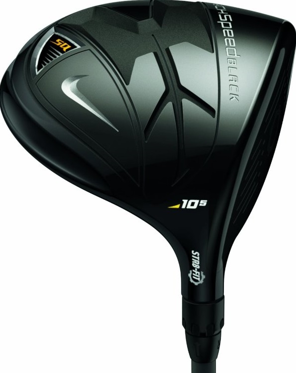 Mens Nike SQ Machspeed Black Round STR8-Fit Tour Golf Drivers