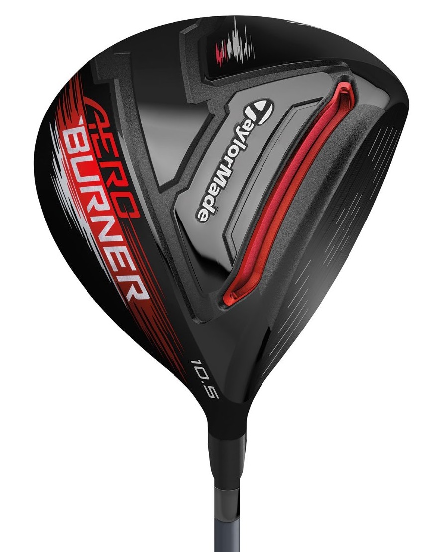 Mens Taylormade Aeroburner Black Golf Drivers