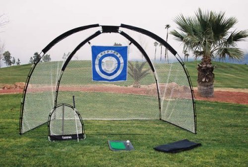 3 in 1 Golf Practice Set Mat Driving Net Chipping Net and Bag