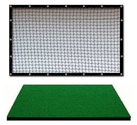 Dura-Pro Golf Mat and Golf Practice Net Combo