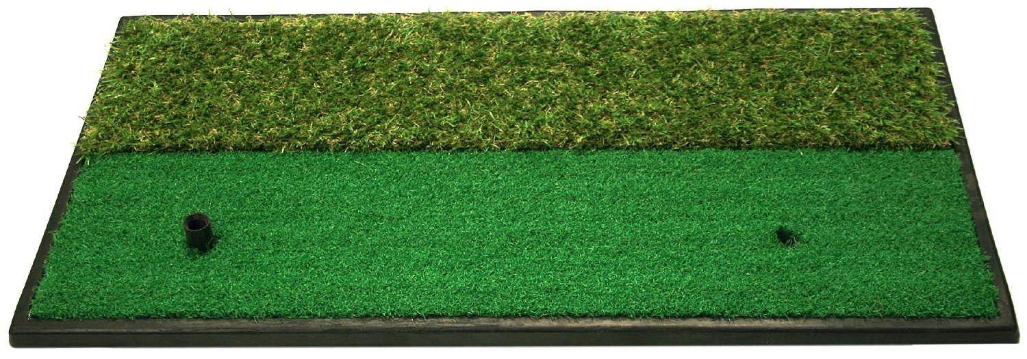 ProActive Dual-Surface Hitting/Practice Chipping and Driving Golf Grass Mats