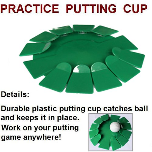 Andux Green All-Direction Practice Golf Putting Cups