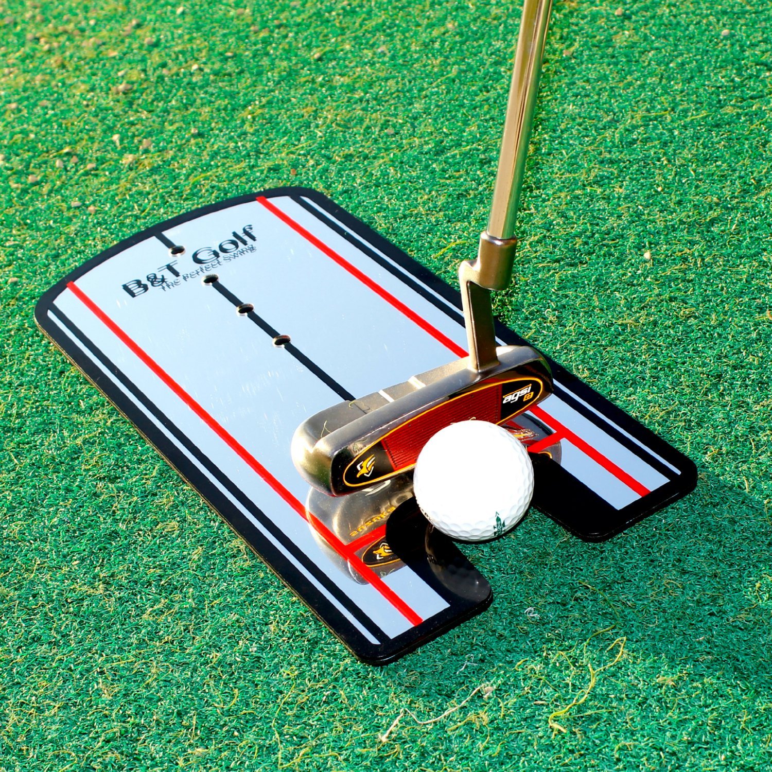 B&T Golf Putting Alignment Mirror Practice Training Aids