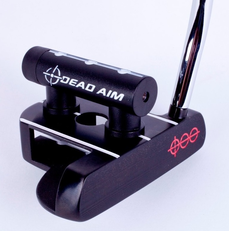 Dead Aim Mallet Golf Putter with Laser