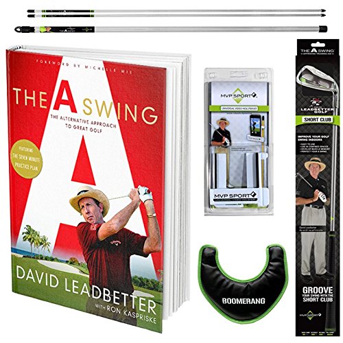 David Leadbetter The A Swing Book Golf Training Bundle