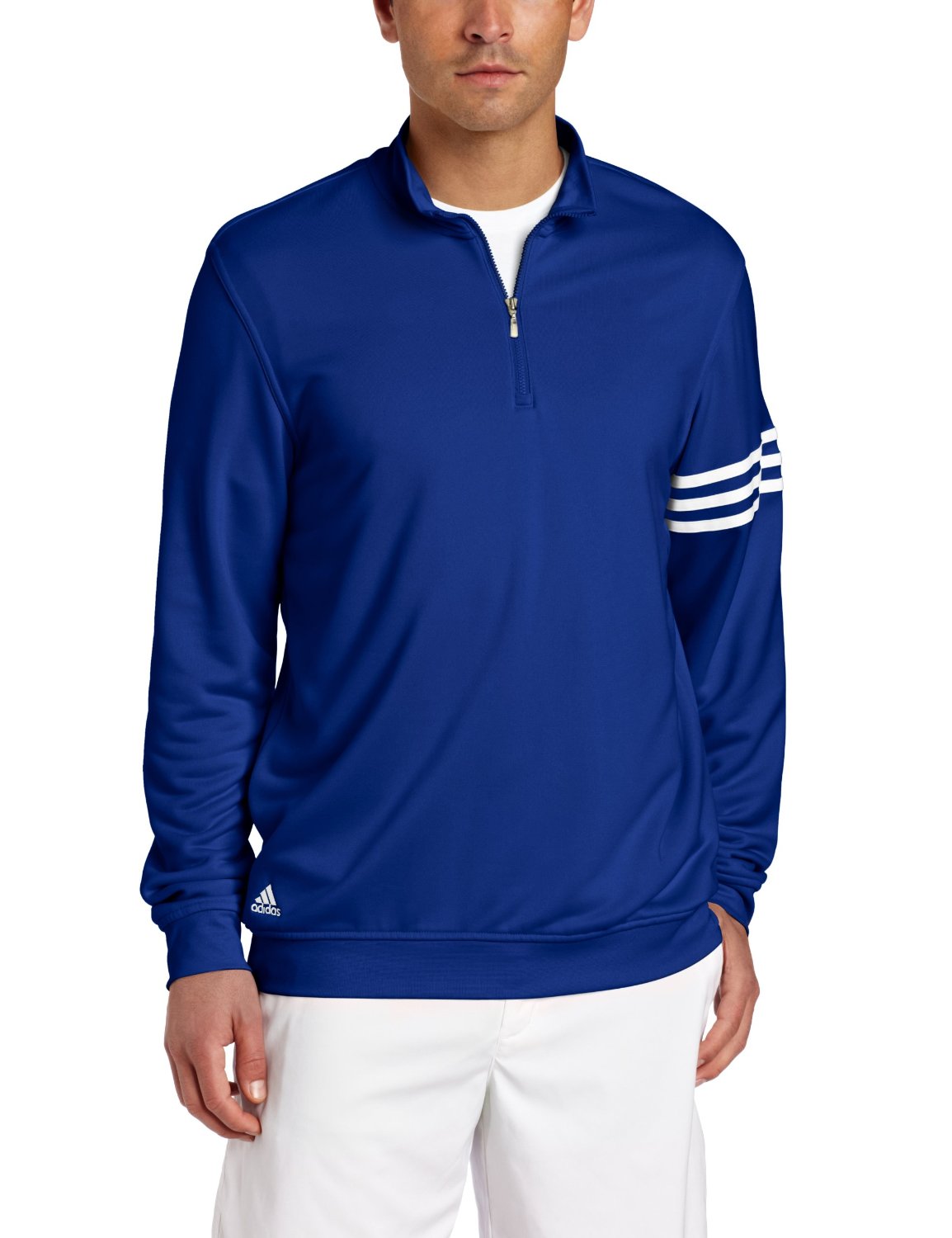 Adidas Mens 3-Stripes Golf Layering Top