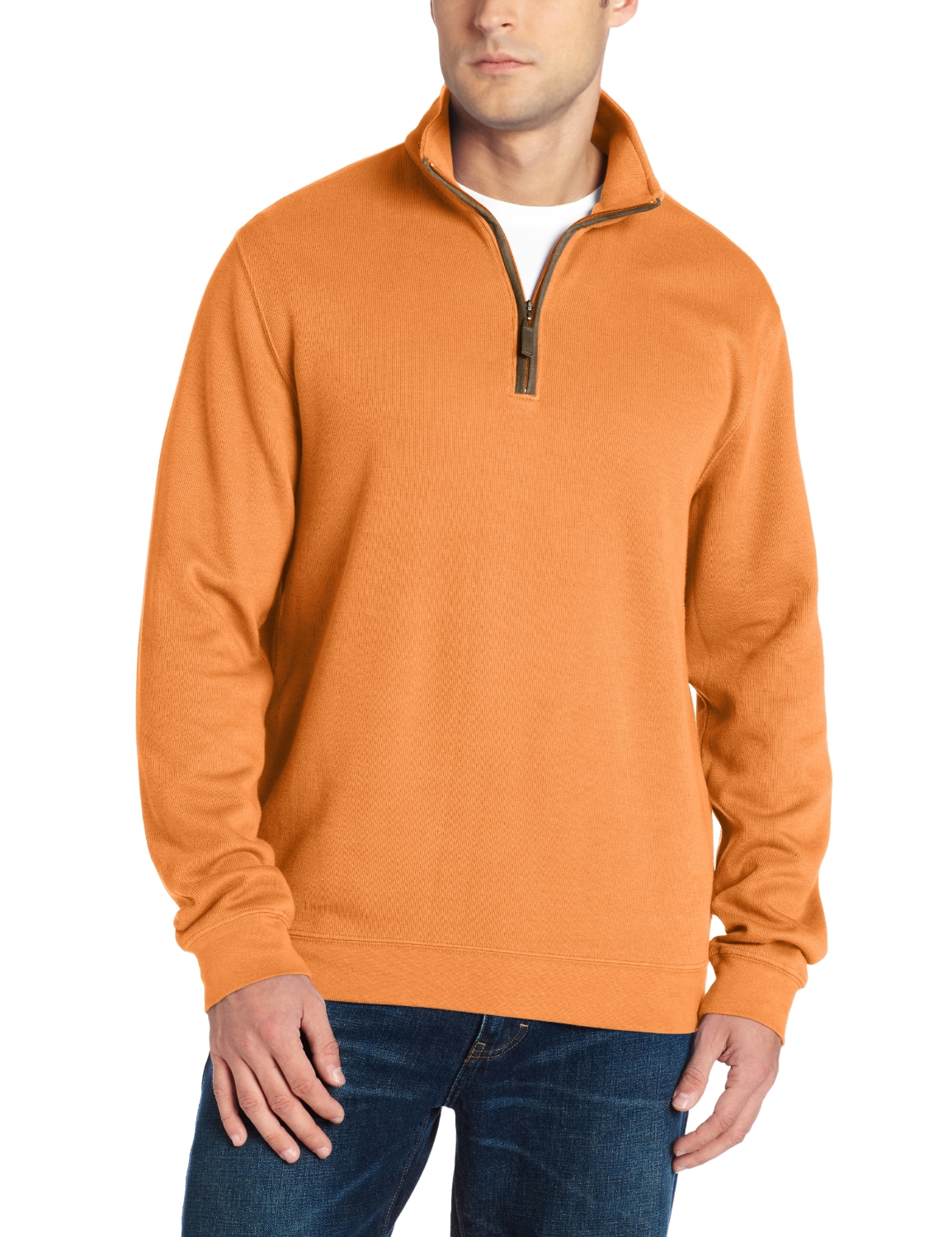 Greg Norman Mens Collection Contemporary Mock Pullovers