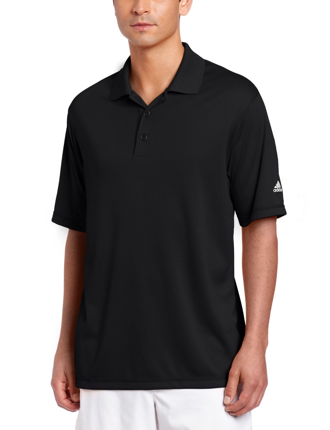 Adidas Mens Climalite Solid Golf Polo Shirts